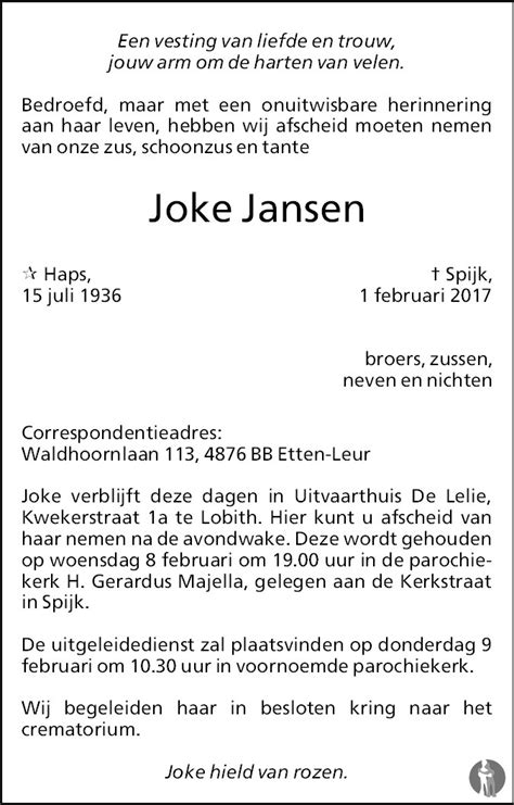 Joke Jansen Profiles .